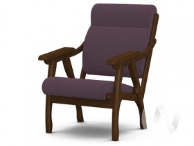 Кресло Вега-10 (орех лак/ULTRA PLUM) в Игарке - igarka.katalogmebeli.com | фото